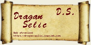 Dragan Selić vizit kartica